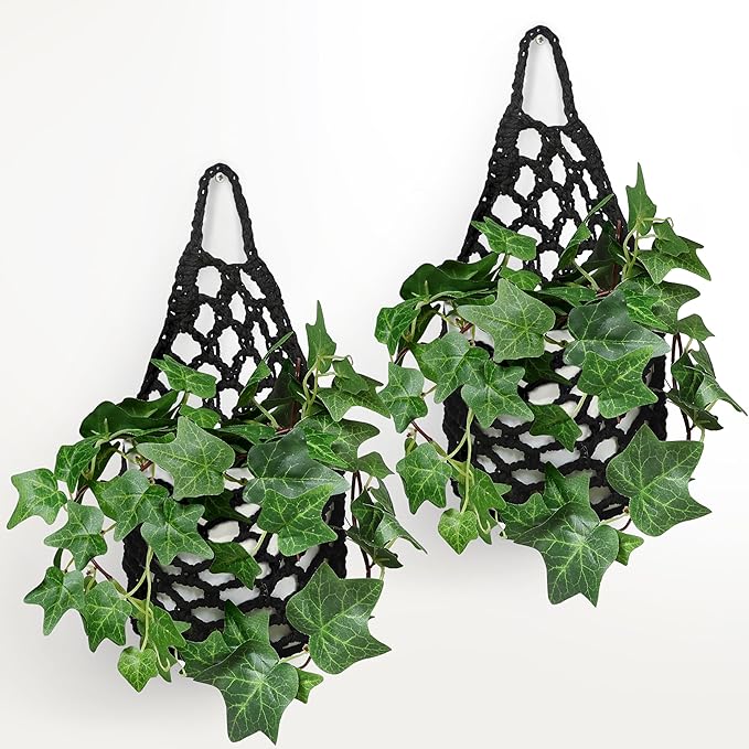 2PK Wall Planters for Indoor Plants, Macrame Plant Hanger | Wall Planter, Plant Hanger, Hanging Planter (2PK, for 6 inch Pot)-CasaMuseHome
