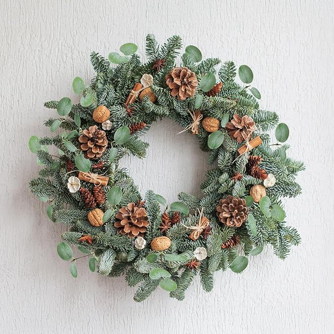 6Pcs Faux Eucalyptus Stems, 27" Artificial Eucalyptus Plants with White Frosted Coating, Fake Eucalyptus Decor Silk Greenery Leaves for Wedding Bouquets Home Decor DIY Floral Arrangements-CasaMuseHome