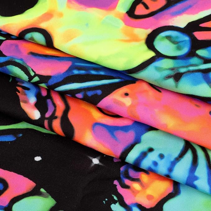 ADDWel Blacklight Mushroom Tapestry, Upright Tapestry Glow In The Dark, UV Reactive Black Light Tapestries Posters Wall Hanging for Backdrop Bedroom Dorm Living Room Decor(70"x90")-CasaMuseHome