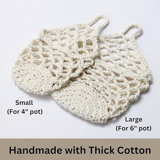 2PK Wall Planters for Indoor Plants, Macrame Plant Hanger | Wall Planter, Plant Hanger, Hanging Planter (2PK, for 6 inch Pot)-CasaMuseHome