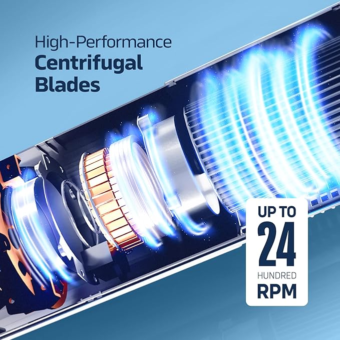 36” Oscillating Tower Fan, 3 Speed Portable Fan Tower With Remote Control, Quiet Operating Floor Fan for Bedroom with 7.5 Hr Auto Off Timer, Modern Design Room Cooling Fan For Home & Office-CasaMuseHome