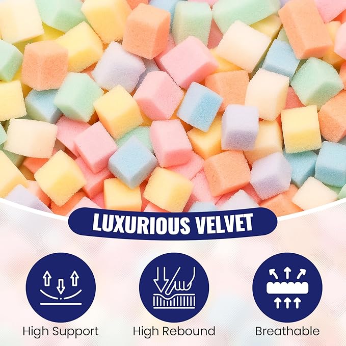 4FT Bean Bag Chair: Bean Bag with Velvet Cover, Fluffy and Comfy Bean Bag Chairs for Adults and Kids, Bean Bag Sofa Filled with High-Density Sponge for Gaming (Blue)-CasaMuseHome