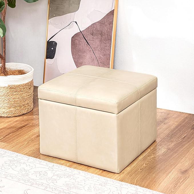 Adeco Storage Ottoman-CasaMuseHome