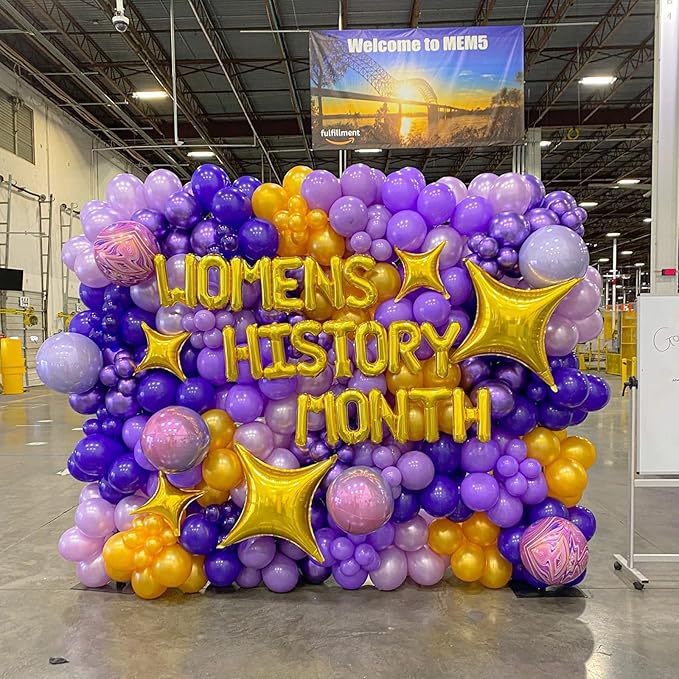 130pcs Purple Balloons Different Sizes 18" 12" 10" 5" Party Latex Balloons for Birthday Baby Shower Halloween Wedding Valentine's Day Party Bachelorette Decorations-CasaMuseHome