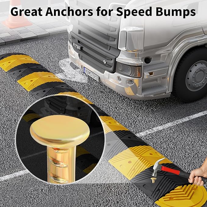 16 Inch Rebar Stakes (20 Pack) 1/2 Inch Diameter Galvanized Steel Ground Anchors Heavy Duty Anchoring Spikes for Speed Bump, Parking Curb and Tent-CasaMuseHome