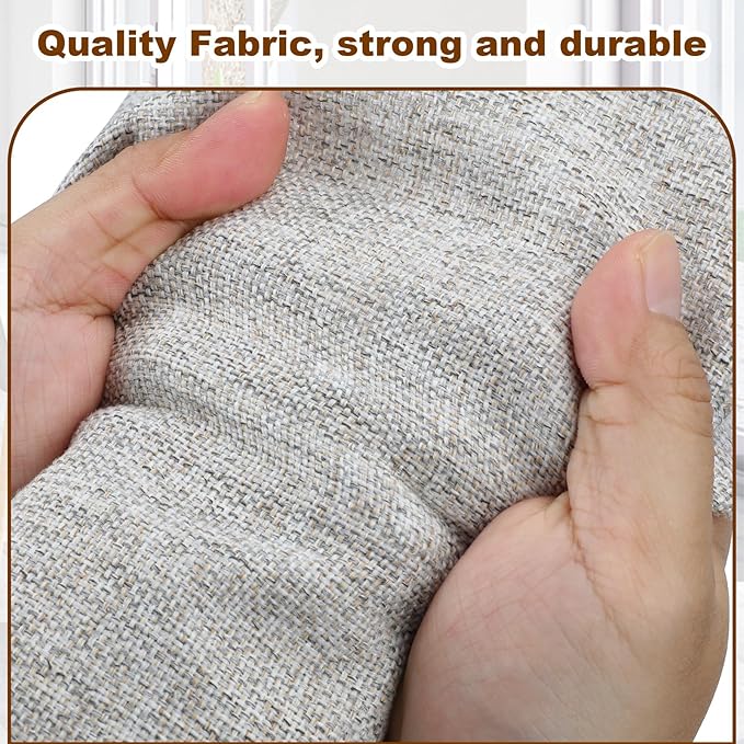 75 Quarts Extra Large Decorative Storage Bins with Lids, 3 Packs Beige Collapsible Storage Bins with Lids, Stackable Storage Bins Decorative Box Storage With Lid Extra Large-CasaMuseHome