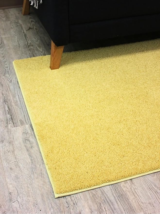 KOECKRITZ Soft and Colorful Kids Classroom Area Rugs (Passes Flammability Pill Test) Many Sizes and Bright Colors to Select from (6' x 6', Lemon)-CasaMuseHome