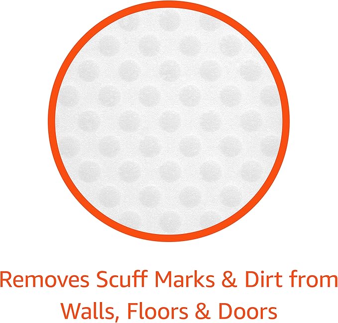 Amazon Basics Extra Durable Eraser, Cleaning Sponges, Removes Scruff Marks and Dirt from Any Surface (2 Packs of 7)-CasaMuseHome