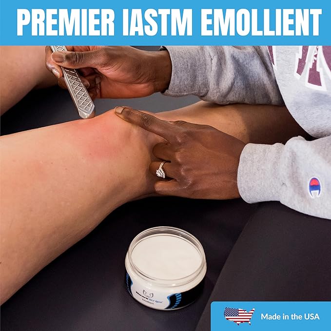 8oz Massage Emollient 10ct, Fragrance-Free, Shea Butter, Oil Based, Vegan, Soft Tissue Mobilization and Lubrication for Manual and Assisted Massage Therapy Techniques, Cream Alternative-CasaMuseHome