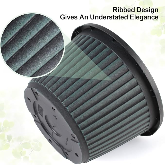 10 Inch Planter-Pots-for-Plants-Indoor-Outdoor, 4 Pack Plastic Flower Pots with Saucer & Drainage Holes, Modern Decorative Resin Garden Pots-CasaMuseHome