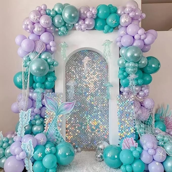 130pcs Pastel Purple Balloons Different Sizes 18" 12" 10" 5" Light Purple Latex Balloon Garland Arch Kit for Birthday Baby Shower Graduation Wedding Gender Reveal Party Decorations-CasaMuseHome