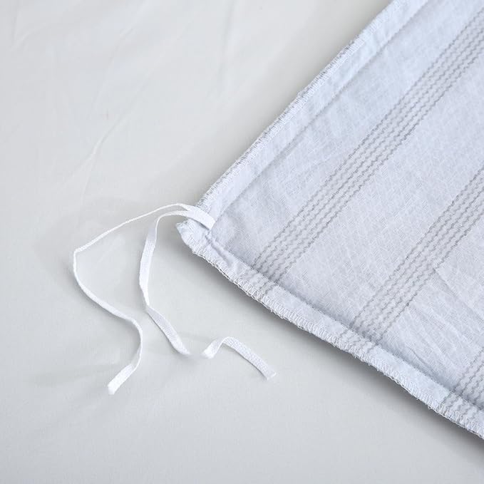 ABREEZE Floral Duvet Cover King Size Set Bird Flowers Bedding Set 100% Brushed Cotton Bedding Collection 1 Duvet Cover with 2 Pillowcases Grey-CasaMuseHome