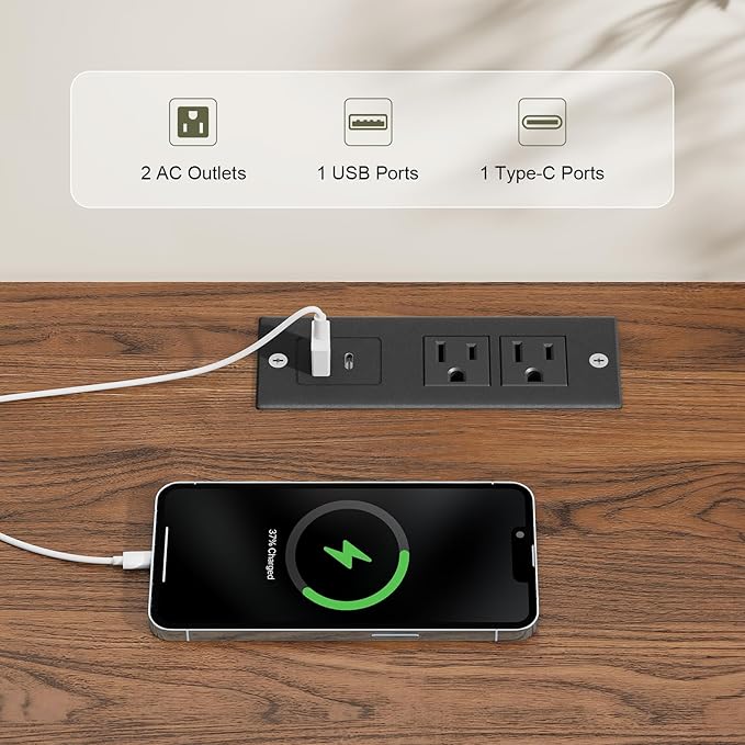 59 Inch TV Stand with Power Outlet for TVs up to 65 Inch, Entertainment Center with Storage, Mid-Century Modern TV Console, Adjustable Shelf & Sliding Doors, TV Stand for Living Room, Bedroom, Walnut-CasaMuseHome