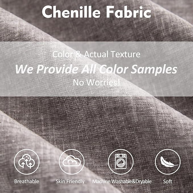 142.5" U Shaped Couch, Modular Sectional Sofa, 3-Seater Comfy Cloud Couch with Movable Ottoman, Deep Seat Couches for Living Room, Chenille, Slate-CasaMuseHome