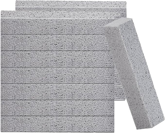 14 Pack Pumice Stone for Toilet Bowl Cleaning, Powerfully Cleans Hard Water Rings, for Cleaning Toilets, Bathtubs, Grills, Swimming Pools, Sinks-CasaMuseHome