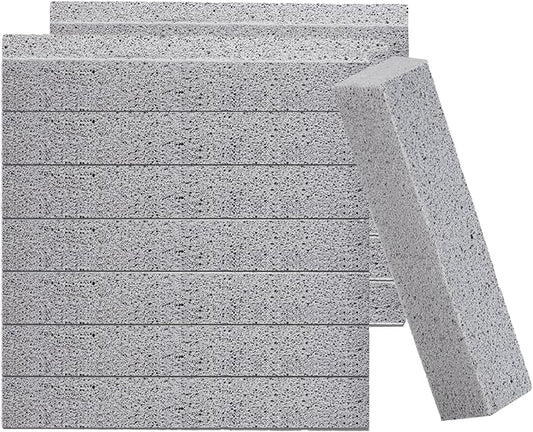 14 Pack Pumice Stone for Toilet Bowl Cleaning, Powerfully Cleans Hard Water Rings, for Cleaning Toilets, Bathtubs, Grills, Swimming Pools, Sinks-CasaMuseHome