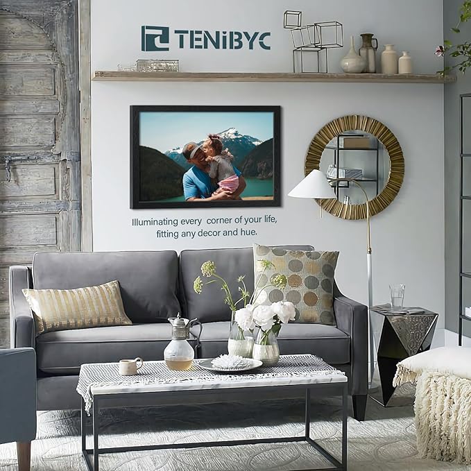 16x24 Poster Frame 3 Pack - Black, Textured Solid Wood Picture Frame, Wall Gallery Photo Frame-CasaMuseHome