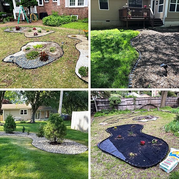 50/100/150 Pack 6" Solid Galvanized Non-Rust Metal Garden Stakes Spiral Landscape Edging Anchors for Paver Edging, Gardening, House Construction, etc (100)-CasaMuseHome