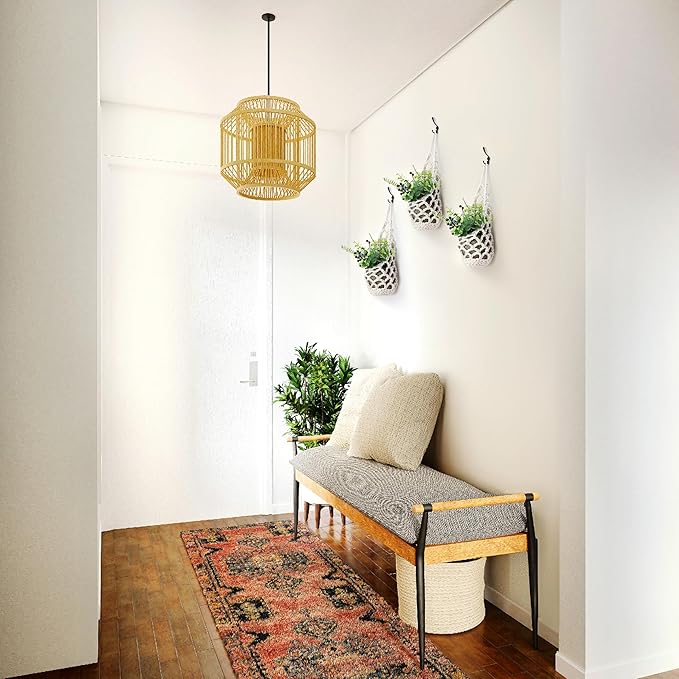 3PK Wall Planters for Indoor Plants, Macrame Plant Hanger | Wall Planter, Plant Hanger, Hanging Planter (3PK, for 4 inch Pot)-CasaMuseHome