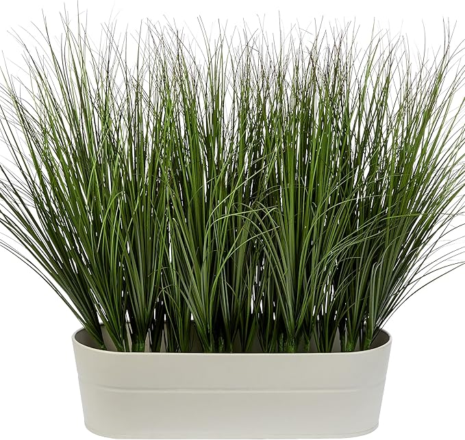 48PCS Fake Plants Artificial Wheat Grass Greenery Plastic Plants Fake Grass Artificial Plants for Outdoor Decor Artificial Grass Plant with Greenery Stems for Indoor Home Decoration 26.4"-CasaMuseHome