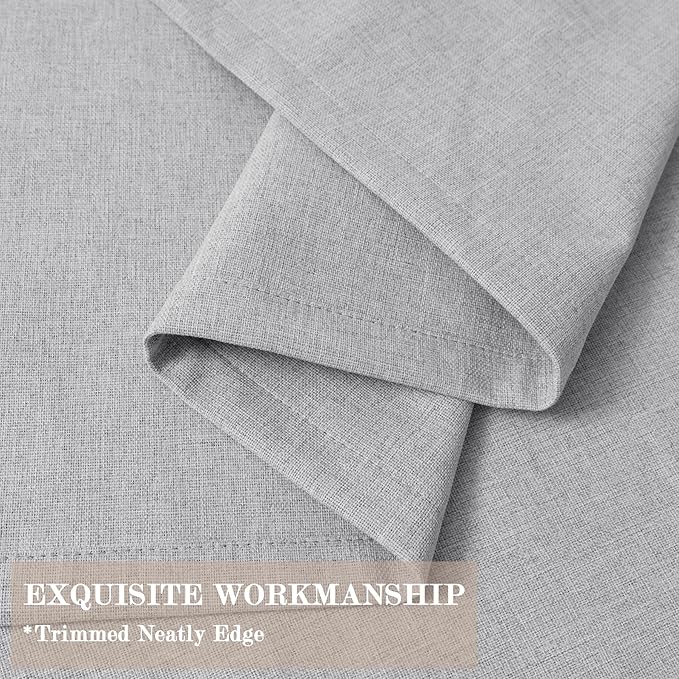 120" Wx96 L Linen Room Divider Drapes for Doorway/Glass Window/Sliding Door/Patio, Extra Wide Pinch Pleated Full Blackout Curtains for Girls Boys Teen Kids Room, 1 Panel, Silver Grey-CasaMuseHome