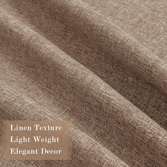 150 Inches Extra Wide Room Divider Draperies, Pinch Pleat Drapes, Absolutely Blackout Sliding Door Drapery, Total Privacy Ceiling Track Curtains, 150" W by 84" L, Taupe (1 Panel)-CasaMuseHome