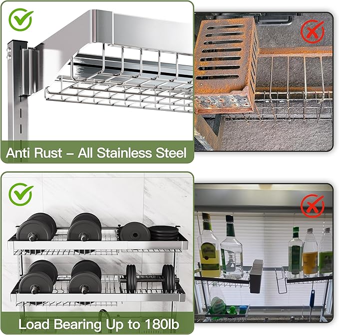 3 Tier Extra Large Stainless Steel Expandable Over The Sink Dish Drainer Drying Rack, Rust Proof Metal, Space Saving, Modern Silver Big Capacity Extendable Plate Strainers Above Kitchen Counter-CasaMuseHome