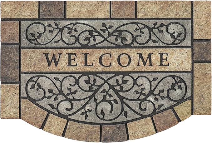 24 * 36" Heavy Duty Welcome Mats Outdoor No Slip Rubber Outdoor Mats for Home Entrance-CasaMuseHome